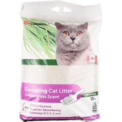 Litière chat agglomérante senteur citronnelle 12kg