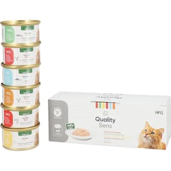 QUALITY SENS HFG Multipack Jelly Pâtées en gelée 100% Naturelles pour Chat & Chaton