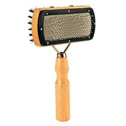 Brosse pour chien ou chat souple double face