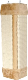 Griffoir d'angle sisal et peluche beige