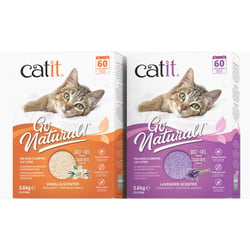 Catit Litière agglomérante Go Natural à base de cosses de pois