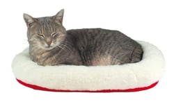 Coussin pour chat douillet et réversible