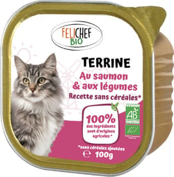 FELICHEF BIO Barquettes pour chat - 3 saveurs disponibles