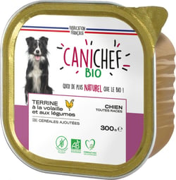 CANICHEF BIO Barquettes pour chien - 2 saveurs au choix