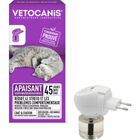 Diffuseur + Recharge Anti-Stress pour Chat Vetocanis