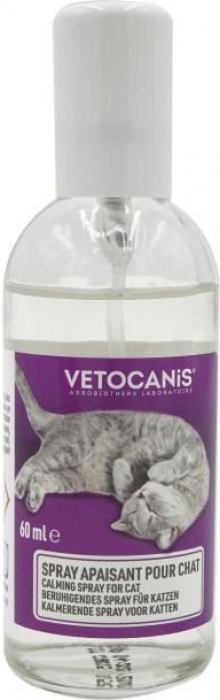 Spray Apaisant Anti Stress pour Chat Vetocanis