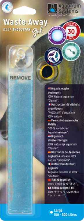 Gel Marin Waste-Away Nettoyant d’aquarium eau de mer - plusieurs tailles disponibles
