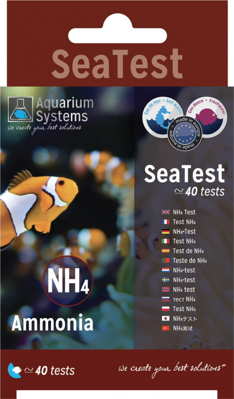 Aquarium Systems Test Ammoniac NH4