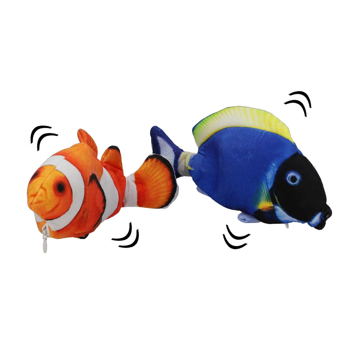 Poisson en peluche pour chat Becothings - Freddie