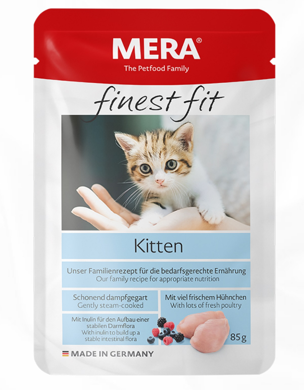 MERA Finest Fit Kitten Comida húmeda para gatitos con aves de corral