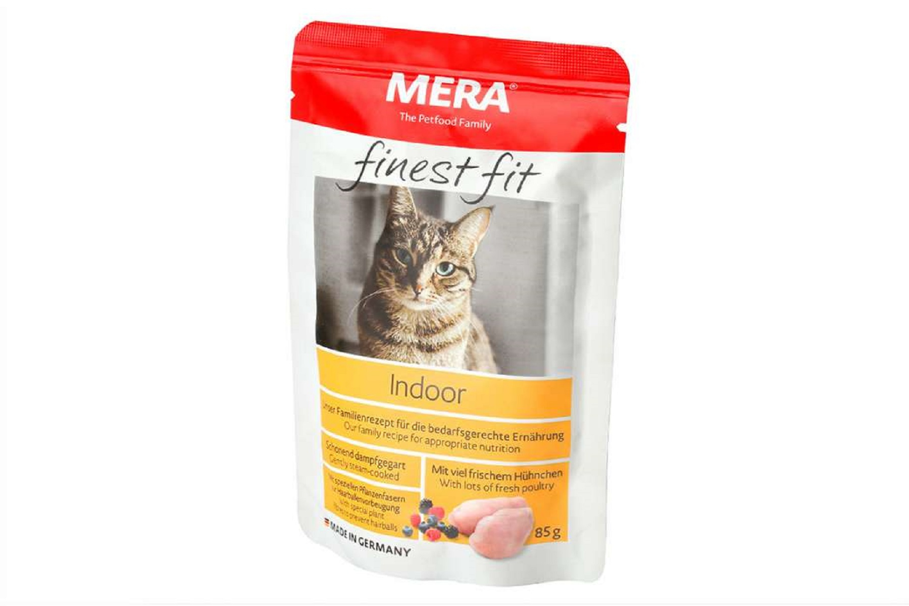 MERA Finest Fit Indoor Comida húmeda para gatos de interior aves de corral