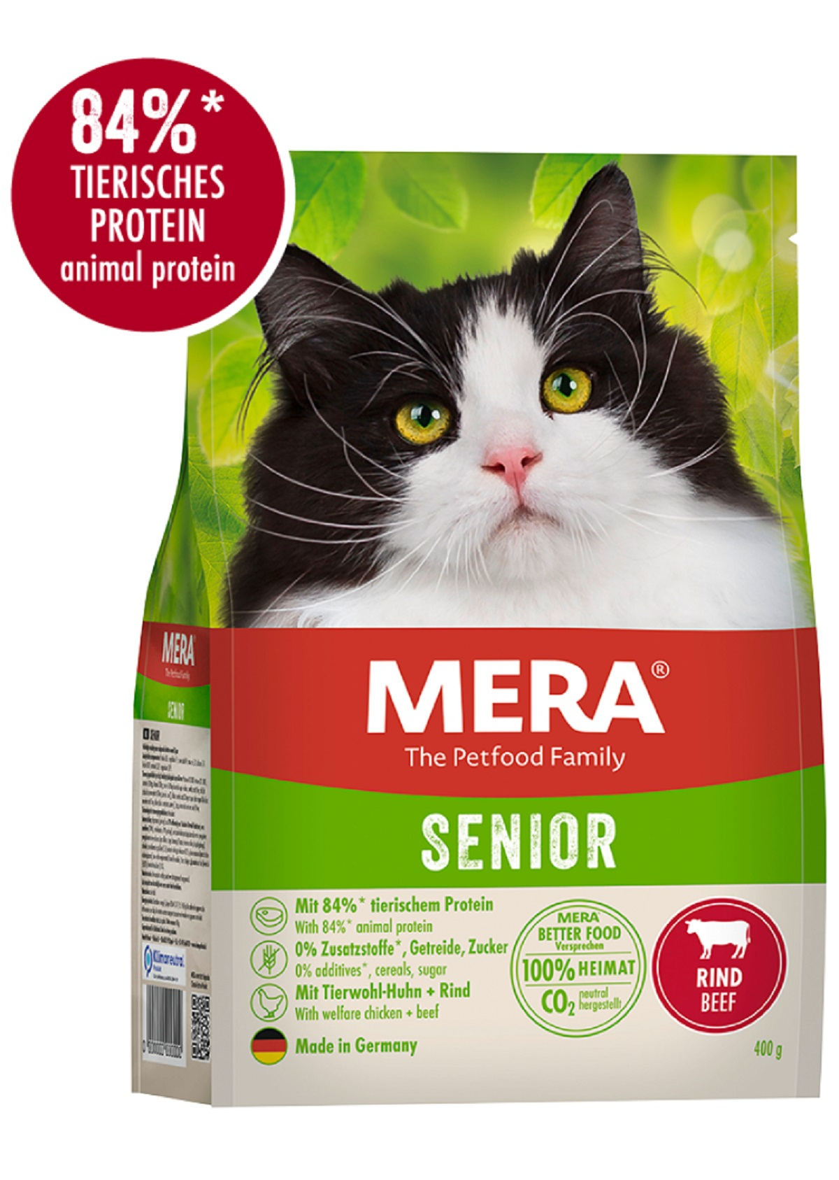 MERA Cat mit Rindfleisch für ältere Katzen