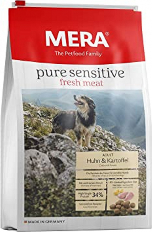 MERA Pure Sensitive mit Hühnchen und Kartoffeln für mittelgroße und