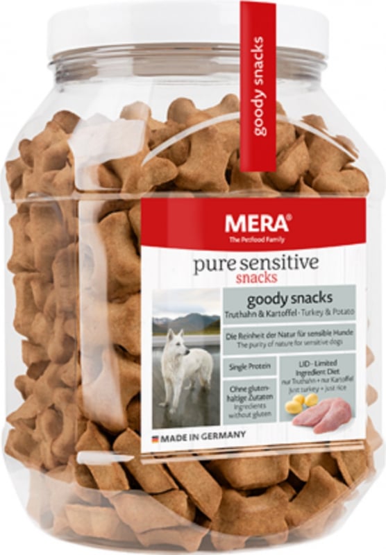 MERA Pure Sensitive Snack à la dinde et riz pour chien adulte