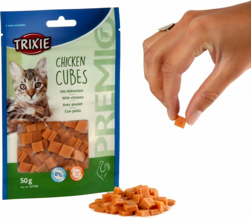 Leckerli für Katzen PREMIO Chicken Cubes TRIXIE