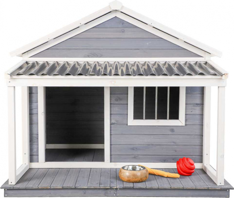 Niche en bois avec terrasse et toit en PVC Zolia Maui