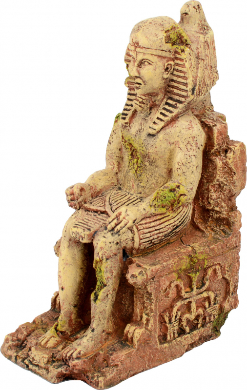 Der Ägypter Tutanchamun auf seinem Thron