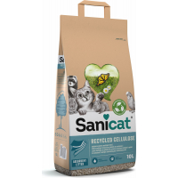 Litière naturelle Sanicat - cellulose 100% recyclée - 10L