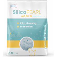 Klonterende silica kattenbakvulling Silica Pearl Agglo Quality Clean
