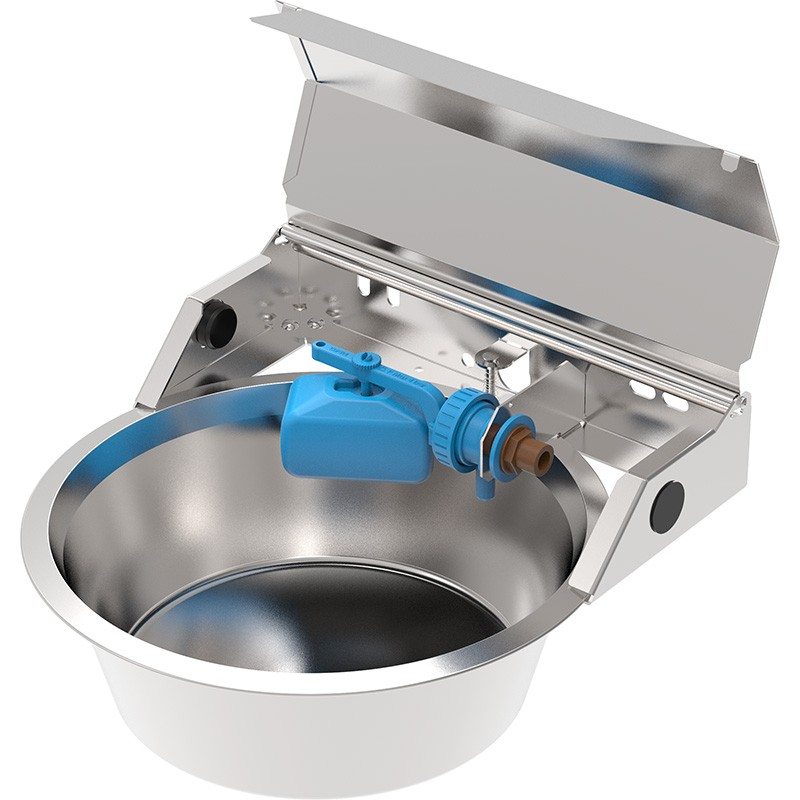 Bebedouro automático de aço inoxidável para cães COPELE Cleansy - 2 tamanhos disponíveis