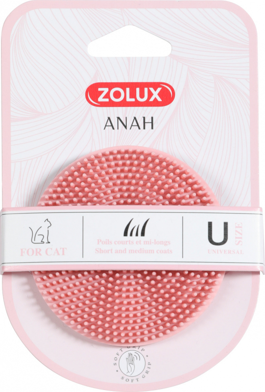 Cepillo de goma Zolux Anah para gatos