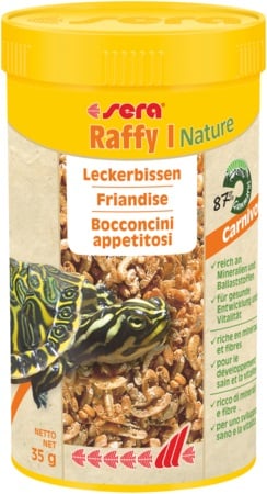 Sera Raffy I Nature Snack per tartarughe acquatiche e altri piccoli rettili