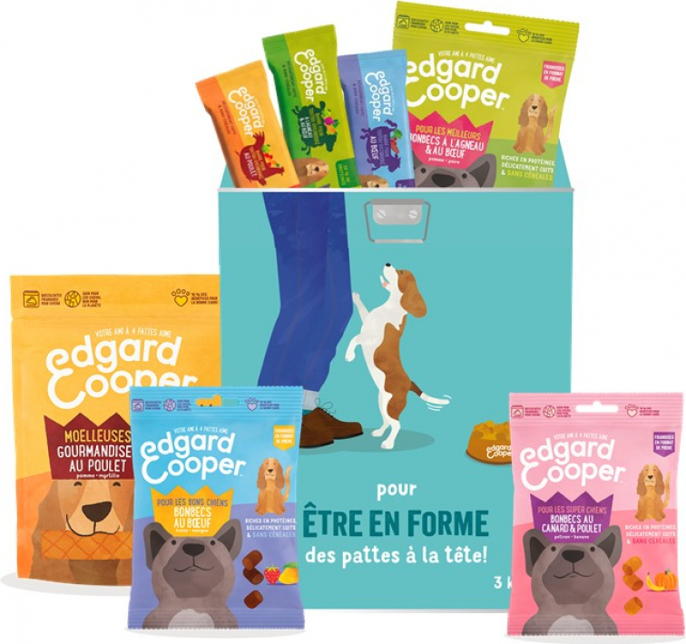 Edgard & Cooper Pack Friandises Naturelles Sans Céréales pour chien