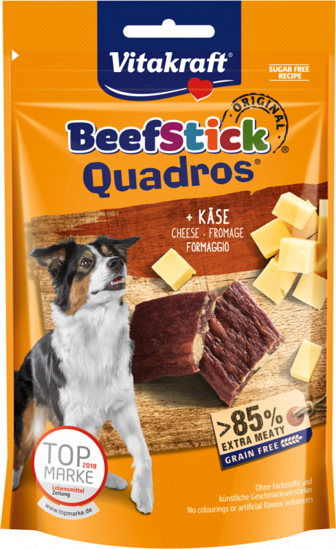 Vitakraft Beef Stick Quadros Viande et Fromage pour chien