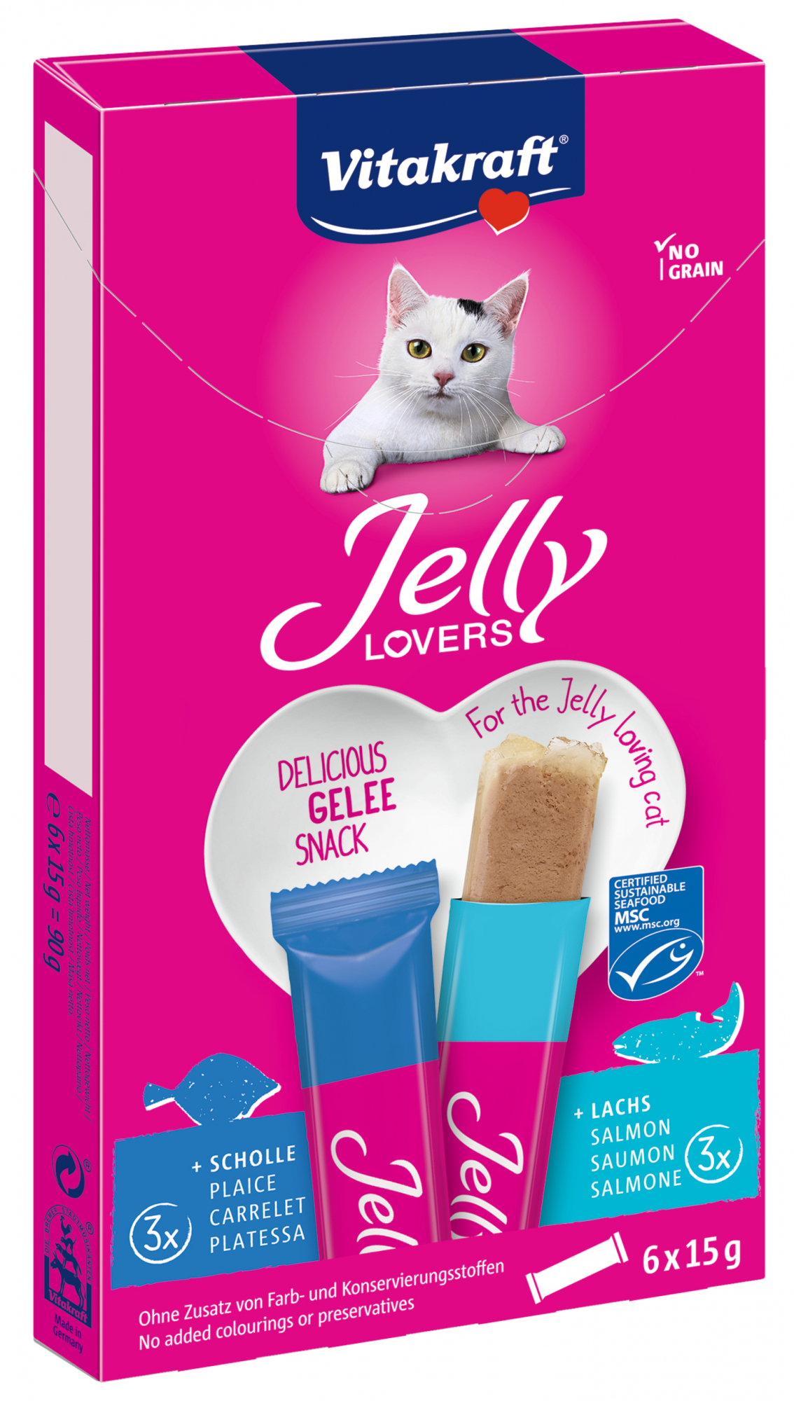 Vitakraft Jelly Lovers - Snack para gato de vários sabores