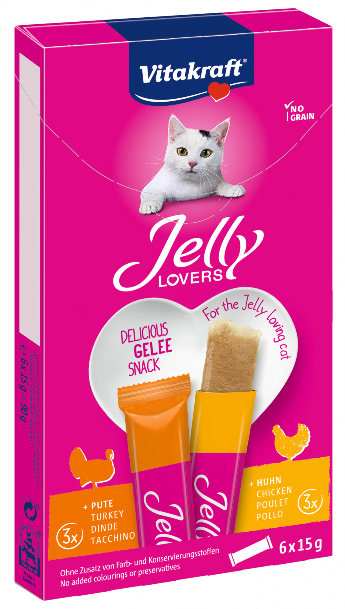 Vitakraft Jelly Lovers - Snack para gato de vários sabores