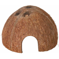Huisje uit kokosnoot