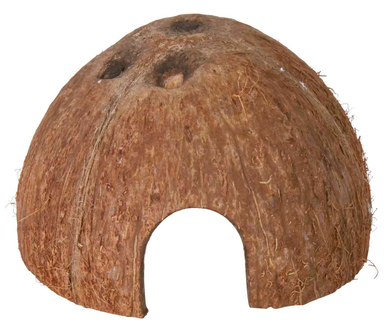 Huisje uit kokosnoot
