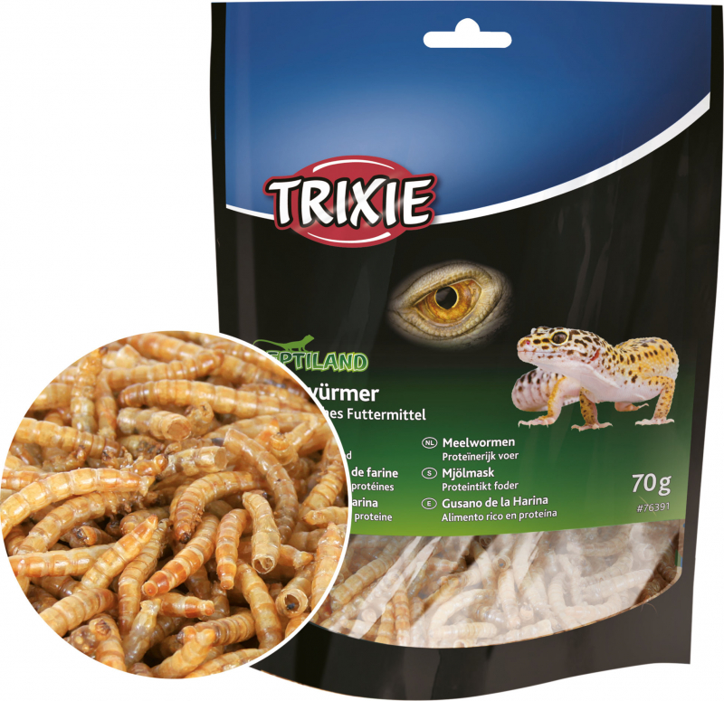 Trixie Reptiland Larves de vers de farine séchées pour reptiles