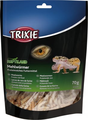 Trixie Reptiland getrocknete Mehlwürmer Larven für Reptilien