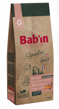 BAB'IN Selective Junior Grain Free mit Huhn für Welpen