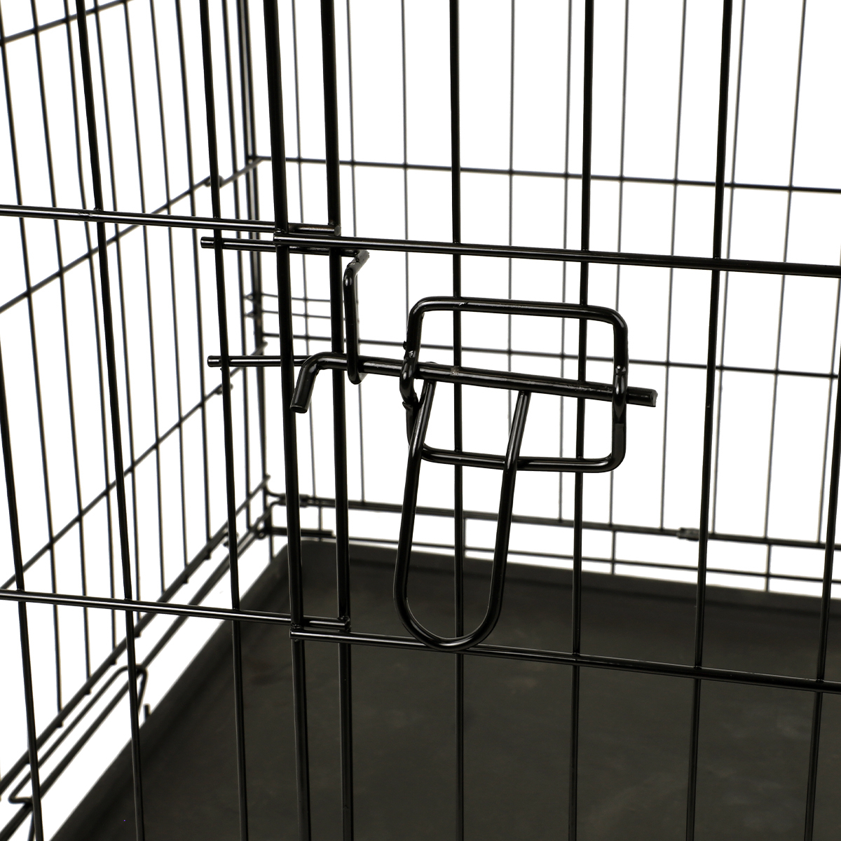 Cage de transport pliable en métal noire pour chien avec poignée Zolia Yala - Plusieurs tailles