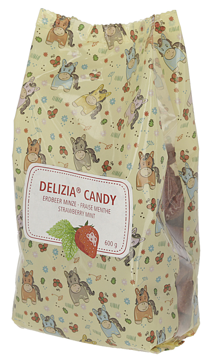 KERBL Paardensnacks munt/aardbeien Delizia Candy