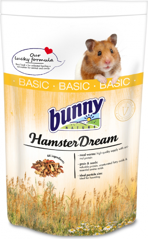 BUNNY HamsterDream Basic Rêve de hamster Aliment complet Hamsters