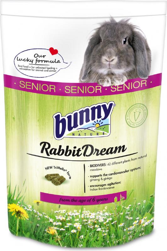 BUNNY RabbitDream Senior Alimento completo para conejos enanos senior