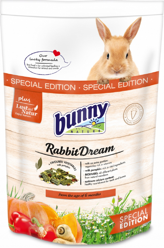 BUNNY RabbitDream Special Edition Komplettfutter für Zwergkaninchen