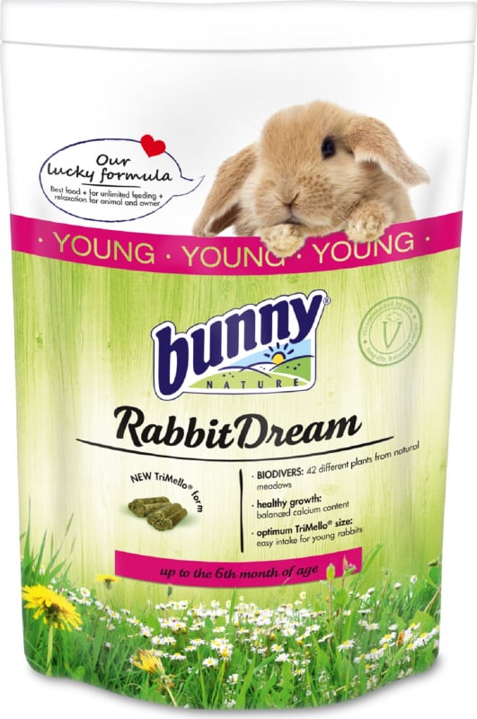 BUNNY RabbitDream Young Rêve de lapin Komplettfutter für junge Zwergkaninchen