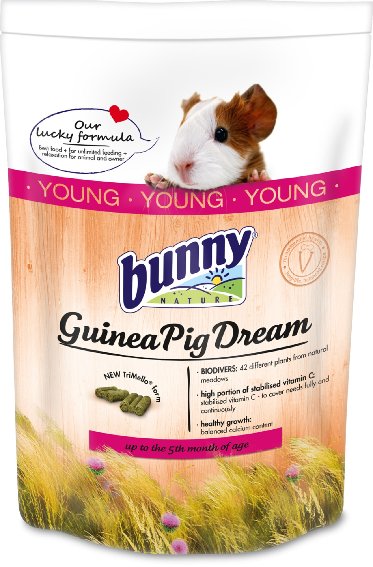 BUNNY GuineaPigDream Young Alleinfuttermittel für junge Meerschweinchen