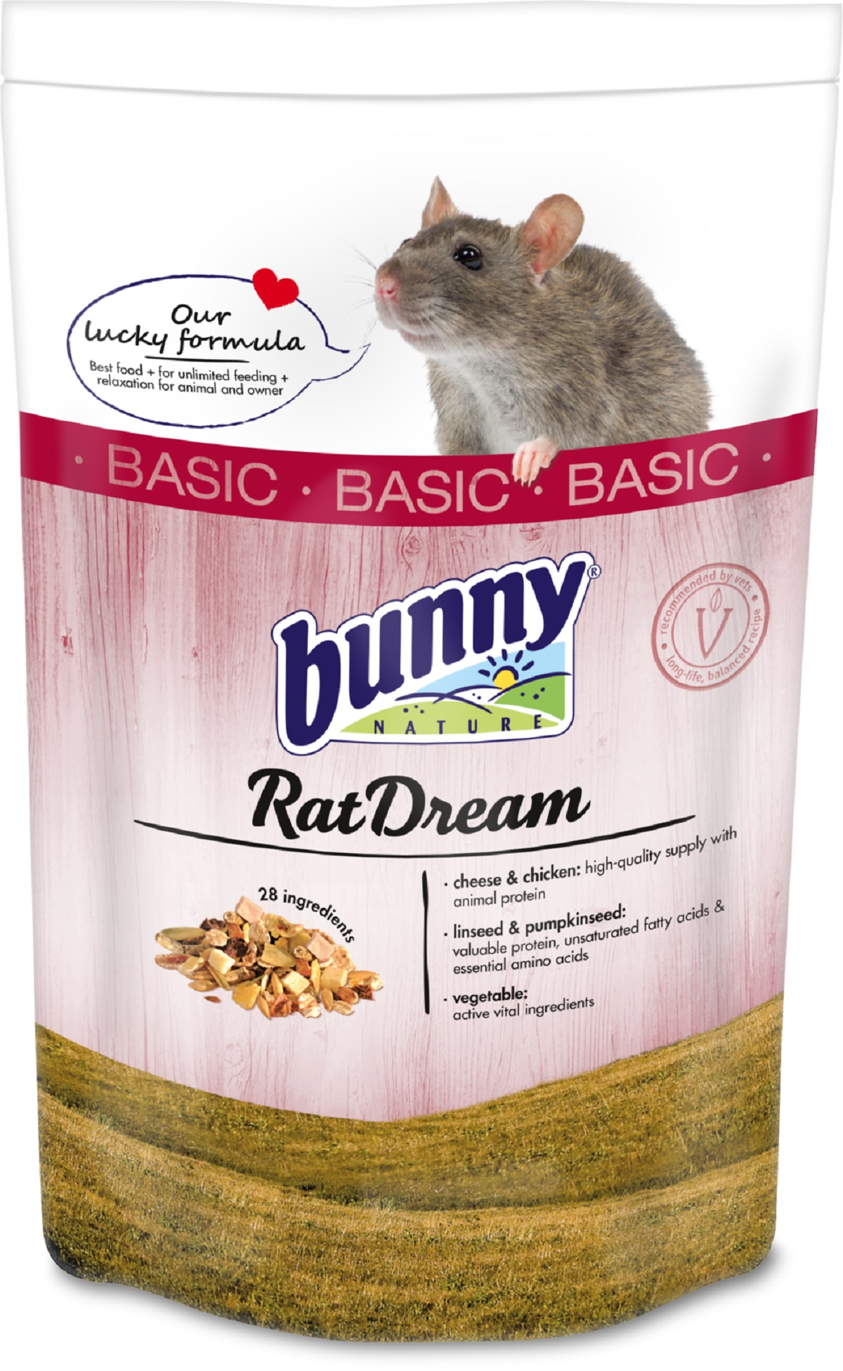 BUNNY RatDream Basic Rêve de rat Aliment complet Rats