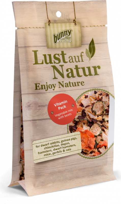 BUNNY Lust auf Natur Aliment complémentaire à base de betterave rouge Rongeurs