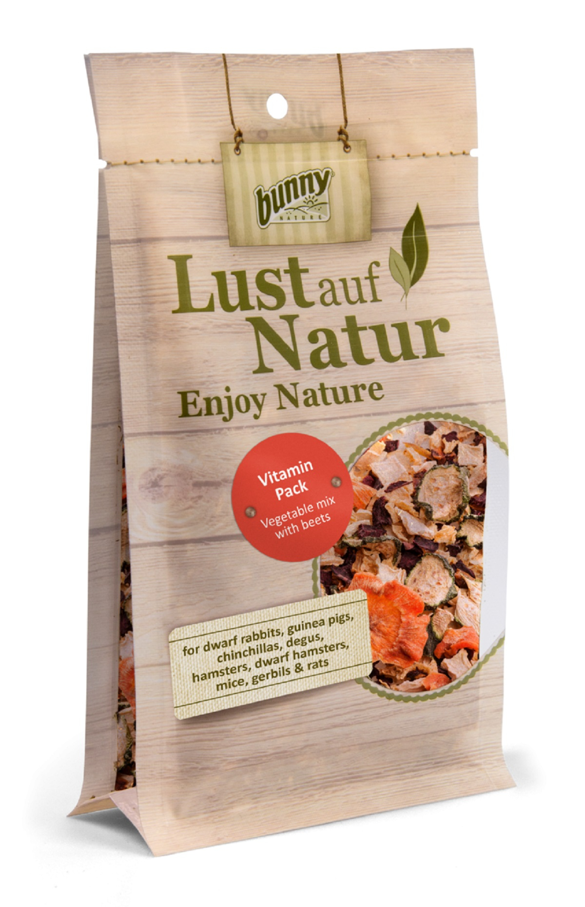 BUNNY Lust auf Natur Alimentos complementares com beterraba vermelha para Roedores