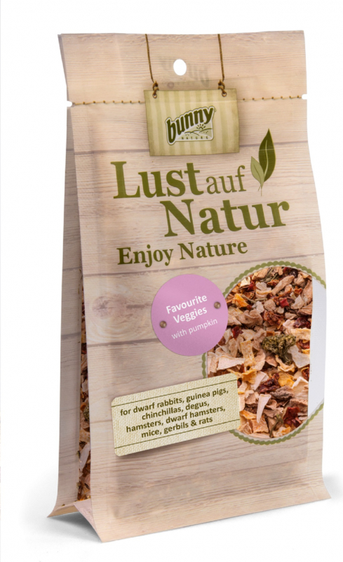 BUNNY Lust auf Natur Aliment complémentaire à base de légumes frais Rongeurs