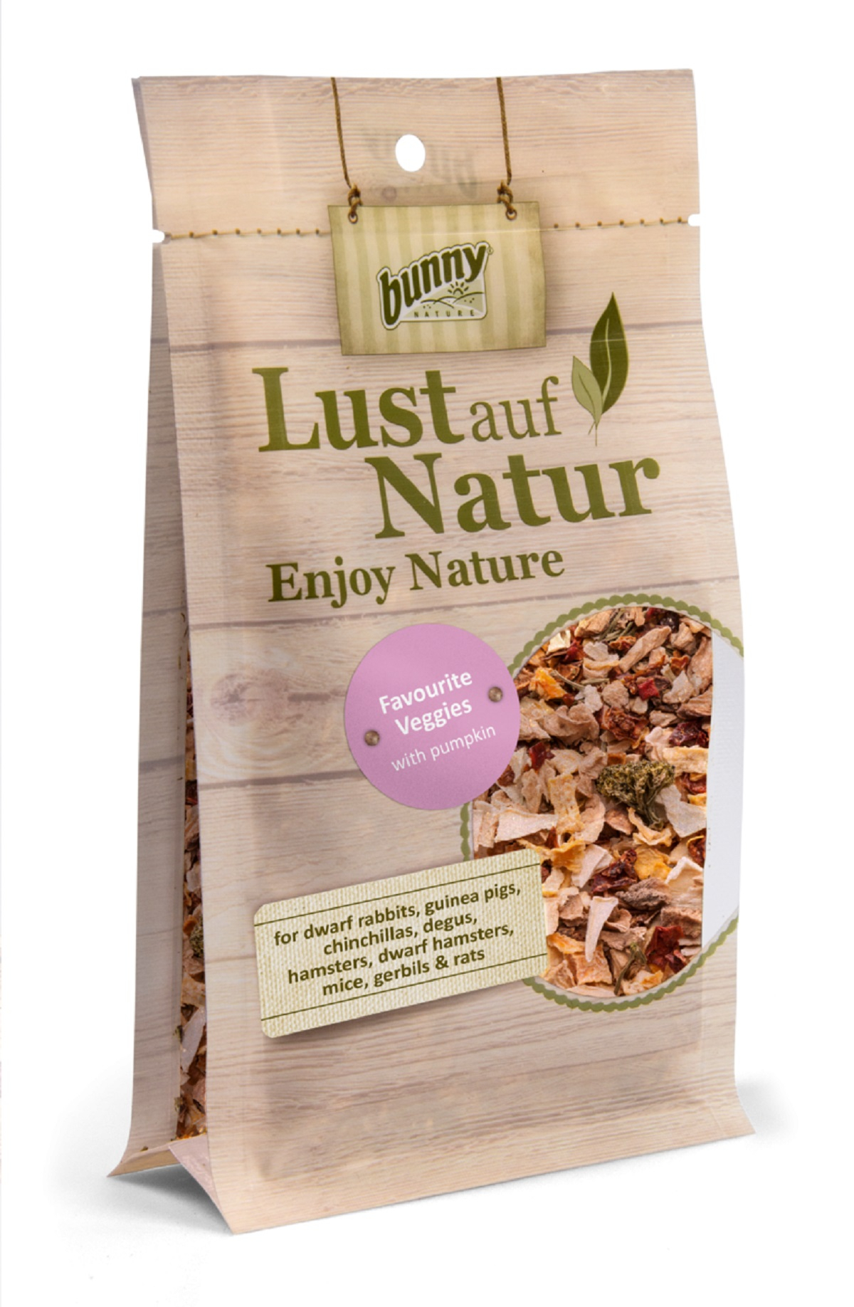 BUNNY Lust auf Natur Aanvullend voer op basis van verse groenten voor knaagdieren