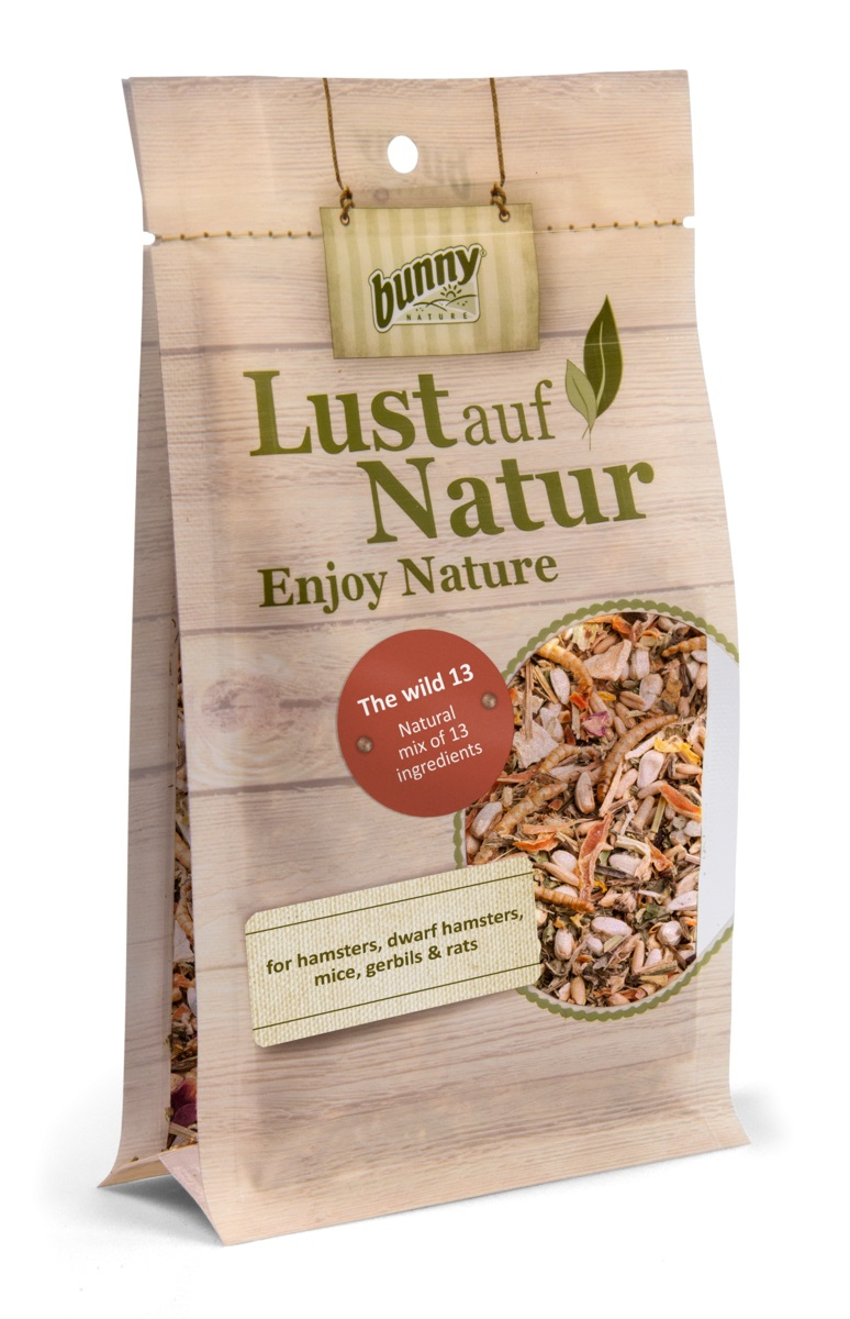 BUNNY Lust auf Natur Los 13 salvajes Snack 100% natural para roedores