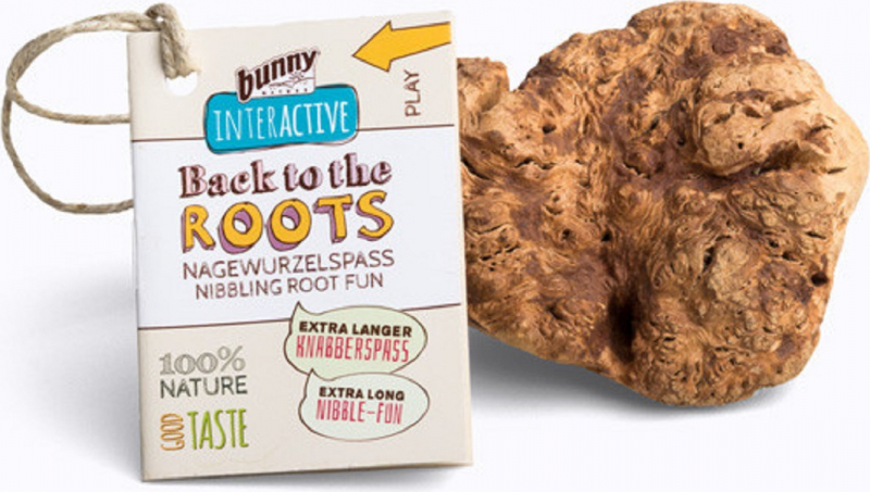 BUNNY Back to the ROOTS Friandises alimentaires interactives à base de racines de bruyère Rongeurs