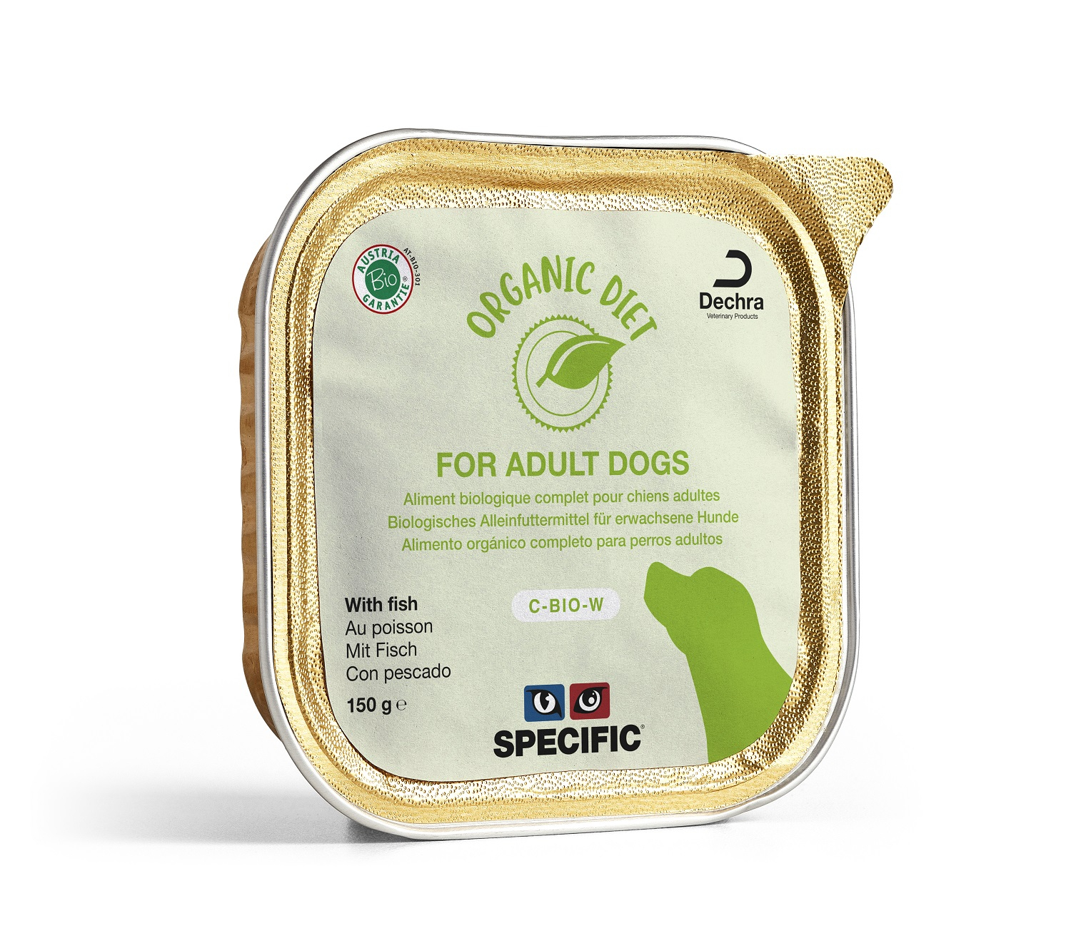 SPECIFIC C-BIO-W Organic Pack de 5 patés bio para perros adultos - varias recetas